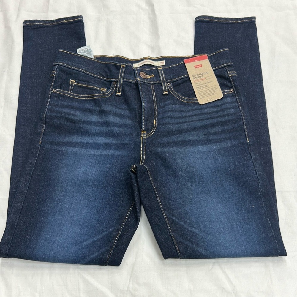 Levi's Dark Blue 311 Shaping Skinny Denim Jeans - Picture 1 of 8